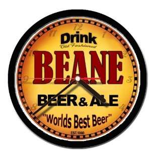  BEANE beer and ale cerveza wall clock 