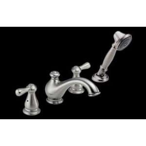  Delta T4778 SSLHP H678SS Leland Roman Tub with Hand Shower 