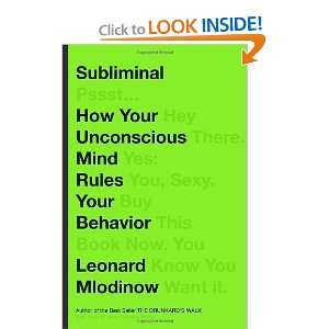   Mind Rules Your Behavior [Hardcover] Leonard Mlodinow Books