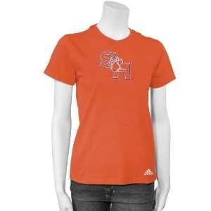 adidas Sam Houston State Bearkats Ladies Orange Loud n Proud T shirt 