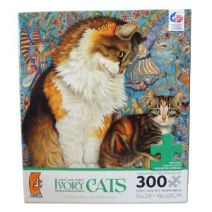  Lesley Anne Ivorys Ivory Cats 300 Oversized Piece Puzzle 