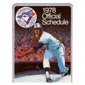  1978 Toronto Blue Jays Pocket Schedule Labatts Sports 