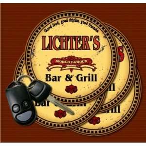  LICHTERS Family Name Bar & Grill Coasters Kitchen 