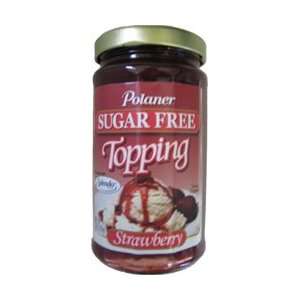 Polaner Sugar Free Topping Strawberry 13.5oz 6ct  Grocery 