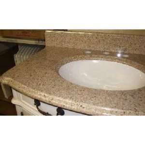   30 Empire Granite Counter Top in Golden Peach with Oval Biscuit