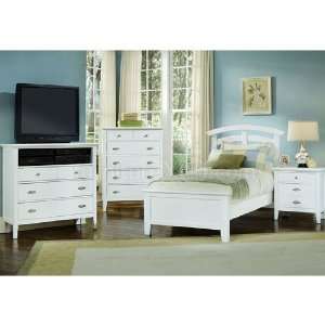  Twilight Youth Arch Bedroom Set (White) by Vaughan Bassett 