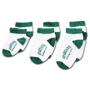    Michigan State Spartans For Bare Feet Baby Socks