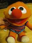 TICKLE ME ERNIE DOLL AND LARGE, SOFT SESAME STREET BOOK ABOUT COLORS