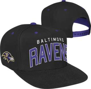 Baltimore Ravens Team Arch Snapback Adjustable Hat  
