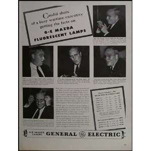    1940s General Electric Vintage Magazine Ad 