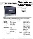 mitsubishi wd 52327 wd 62327 service repair manual returns not