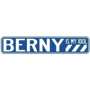   BERNY IS MY IDOL STREET SIGN