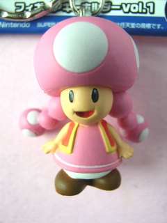 TOADETTE SuperMario Keyring Vol1 Nintendo 2008 RARE  