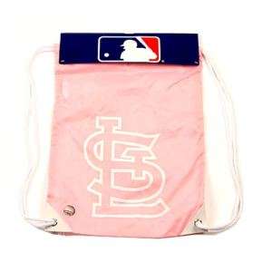 St. Louis Cardinals Pink String Back Pack Book Bag Tote  