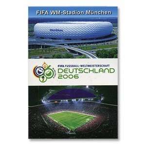  2006 WC Stadium Magnet   Munich 3   8x5cm Sports 