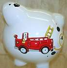piggy bank fire truck hose dalmation cr100ft one day shipping