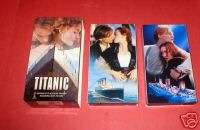 Titanic ~2 VHS & Showcase Box Set VHS~MINT~Ship $3.00  