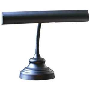  House of Troy Advent 12 1/2 High Black Piano Lamp