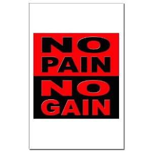  No Pain No Gain Military Mini Poster Print by  