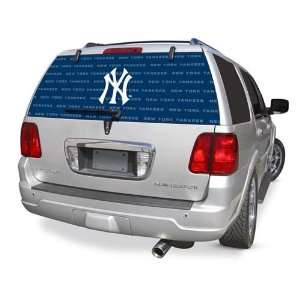   New York Yankees Rear Window Rearz Sticker   Decal