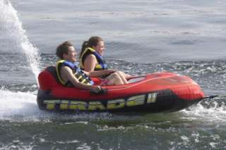 New Tirade II 2 Person Towable Inflatable Ski Tube Raft  