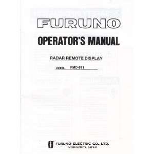  Furuno FMD811 Radar Remote Display Operators Manual GPS 