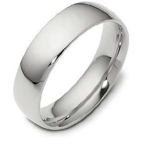   Tiffany Platinum Comfort Fit Wedding Band Ring   7 Dora Rings