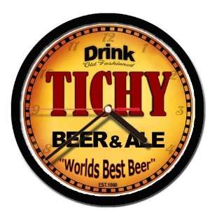  TICHY beer and ale cerveza wall clock 