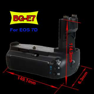 Canon BG E7 Battery Grip for EOS 7D Digital SLR Camera  