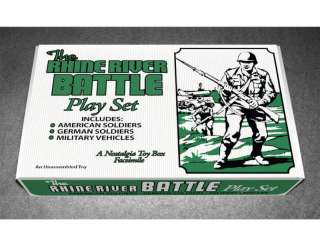 Marx Rhine River Battle Playset Box, or make your own  