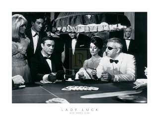 Lady Luck james bond thunderball casino movie PRINT  