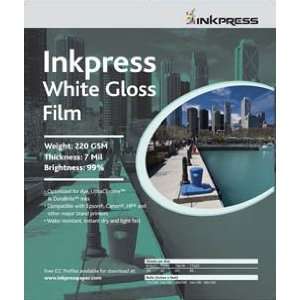  Inkpress White Gloss Inkjet Film 24 X 50 Roll Office 
