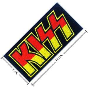 Kiss Patch Music Band Logo I Embroidered Iron on Patches  