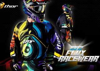 THOR MX 2012 Flux Ripple MX Jersey and Pants Gear Combo  