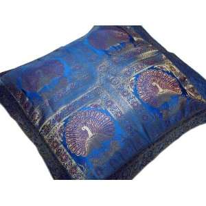   Beautiful Floor Cushion Big Blue Couch Square Decorator Pillow 26