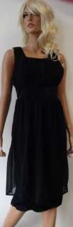 NWT BLACK TULLE ANTHROPOLOGIE SHEER LAYERED SCOOP NECK DRESS SIZE XL 