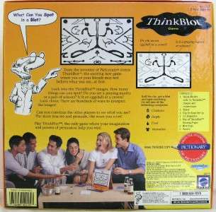 UP FOR SALE IS A MATTEL GAME CALLED THINKBLOT. ALTHOUGH THIS GAME 