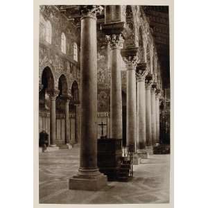  1926 Interior Duomo Cathedral Monreale Sicily Sicilia 