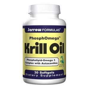  Jarrow Formulas Krill Oil, Size 30 Softgels Health 
