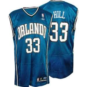 Grant Hill Blue Reebok NBA Replica Orlando Magic Jersey  