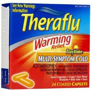  Theraflu Warming Relief Daytime Caplets 24ct (Quantity of 