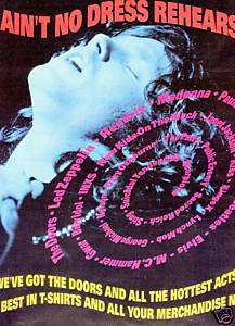 THE DOORS Jim Morrison RARE 1991 PROMO AD Roxck Express  
