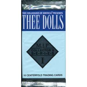  Sealed Pack of Thee Dolls Series 1 Trading Cards 10 Cards 
