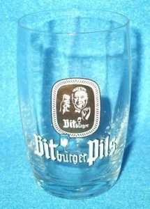 Bitburger Pils Beer Liquor Clear Glass Cup Tumbler 4  
