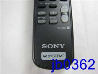 NEW Sony AV SYSTEM2 Home Theater Remote Control RM U185  