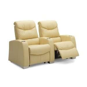   Leather Straight 2 Seat Home Theater Recliners