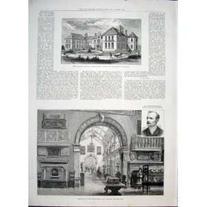   Jaffray Hospital Birmingham Gallery Museum Print 1885