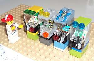 LEGO Custom City  Set of 4 Custom Video Arcade Games AN  