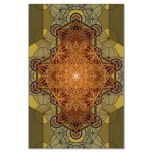   Cube Madala Poster Yoga Large Poster by 