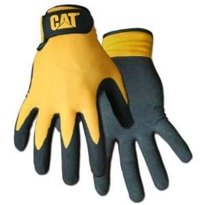  Caterpillar CAT017416J Cat Mens Nitrile Coated Palm Glove, Black 